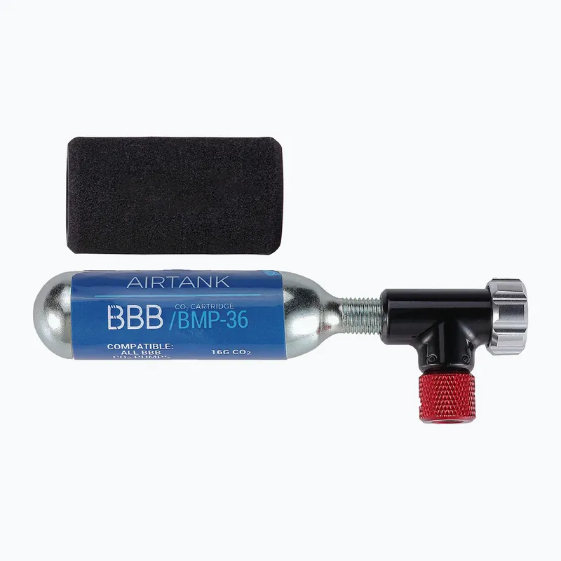Pumpička na kolo BBB Co2 EasyAir + 1x 16g kazeta black Tovární Cena