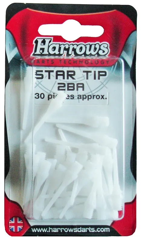 Harrows Hroty k šipkám STAR SOFT 30 ks v blistru - bílé Sleva