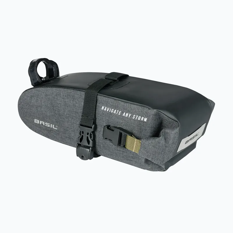 Aktuální Podsedlová brašna na kolo Basil Navigator Storm 1,5 l grey/black