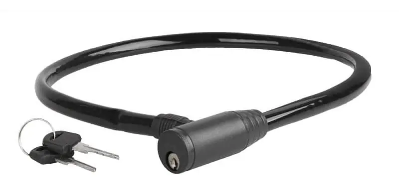 Zámek na kolo LIFEFIT® KEY 8x500mm, držák, klíč Omezená Nabídka