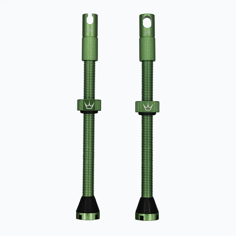 Ověřený Sada ventilků Peaty‘s X Chris King MK2 Presta 80 mm emerald