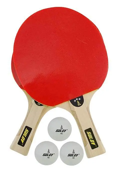 Set na pingpong SULOV® 3ST-01, 2 x raketa, 3 x míč Aktuální