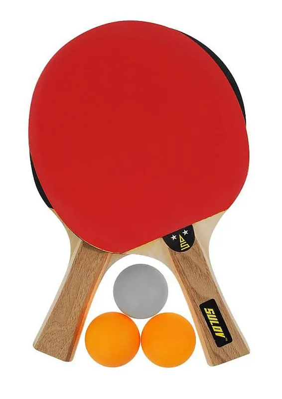 Set na pingpong SULOV® 2ST-02, 2 x raketa, 3 x míč Oblíbený
