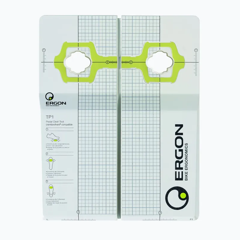Mřížka pro nastavení treter Ergon TP1 Pedal Cleat Tool for Crankbrothers® bílá 48000010 Ihned K Objednání