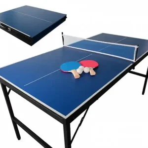 Vnitřní stůl na stolní tenis SULOV® MIDI, skládací, modrý Finální Výprodej