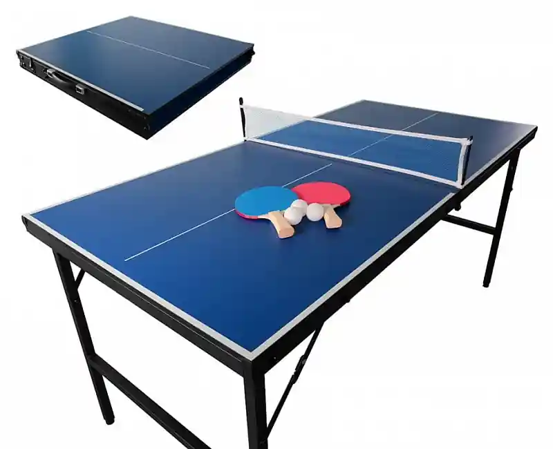 Vnitřní stůl na stolní tenis SULOV® MIDI, skládací, modrý Finální Výprodej