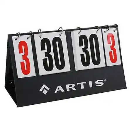Ukazatel skóre 0-30 bodů 0-3 setů Akce