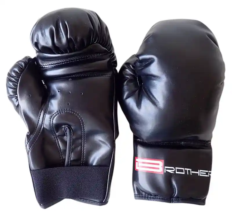 Boxerské rukavice PU kůže černé - vel. L, 12 oz. Autentický