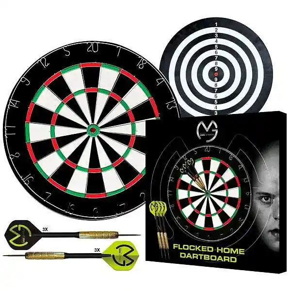 Šipky s terčem Michael van Gerwen - 45 cm - SET Autentický