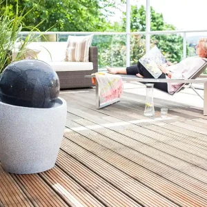 Fontána Heissner JUPITER LED, antrazit, grey, polystone 016606-13 Novinka