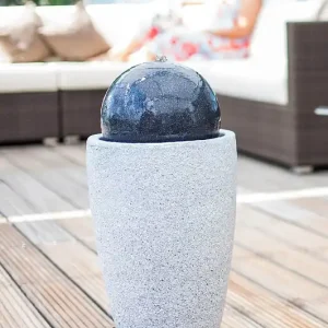 Ihned K Objednání Fontána Heissner MOCCA LED, antrazit, grey, polystone 016810-09