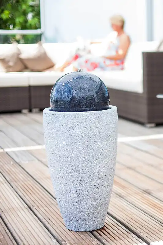 Ihned K Objednání Fontána Heissner MOCCA LED, antrazit, grey, polystone 016810-09