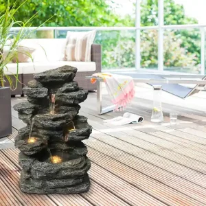 Nejlepší Volba Fontána Heissner ROCK LED, polyresin 016586-00