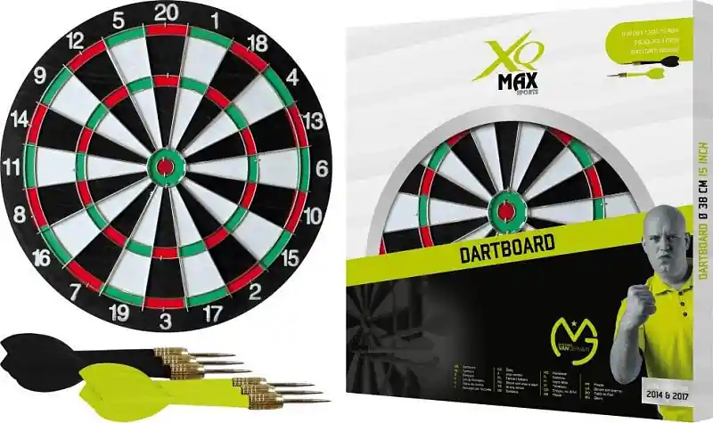 Nejprodávanější Šipky s terčem Michael van Gerwen flocked Dartboard - 38 cm - SET