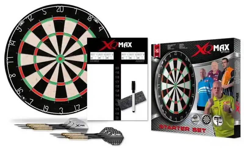 Kup Teď Šipky s terčem XQ MAX Dartboard STARTER SET EUROPE 46 cm