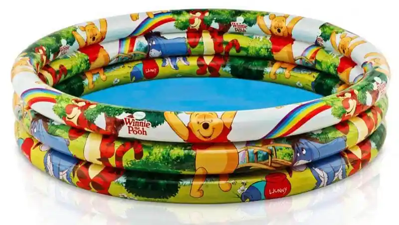Nafukovací dětský bazén Intex 58915 medvídek pú 147x33 cm Omezená Nabídka