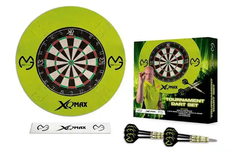 Časově Omezené Šipky s terčem Michael van Gerwen Tournament SET - zelená