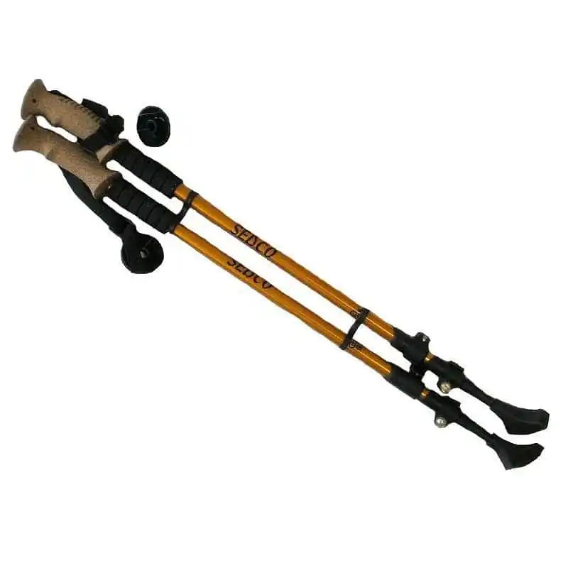 Must-Have Trekové teleskopické hole Sedco ALU6061 FASTLOCK 60-135 cm - zlatá