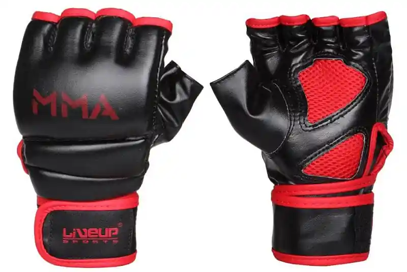 Originální Rukavice box MMA LivePro červené velikost S/M - černá