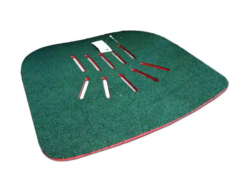 Vysoce Kvalitní Sedací karimatková podložka s potahem - podsedák 44x39x0,8 cm - zelená