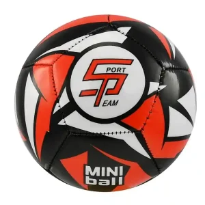 Fotbalový míč miniball SPORTTEAM®, černo-červený Hit Sezóny