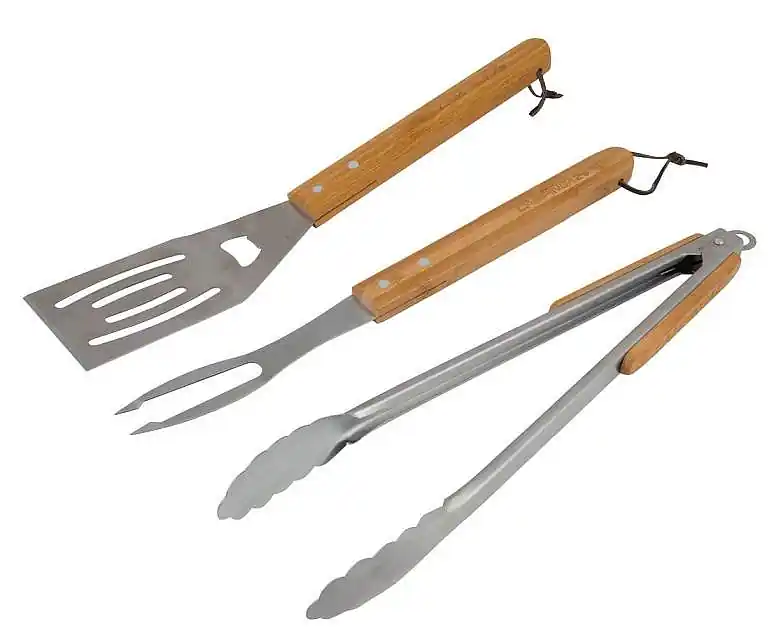 Koupit Online CAMPINGAZ Grilovací nářadí nerez / dřevo Universal Utensil Kit sada 3 ks 2000030869