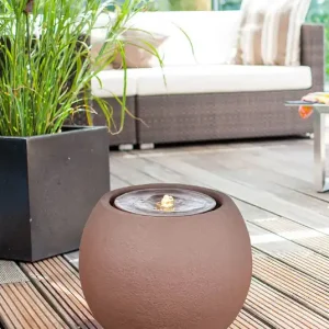Top Prodej Fontána Heissner BALL LED, rusty 016601-17