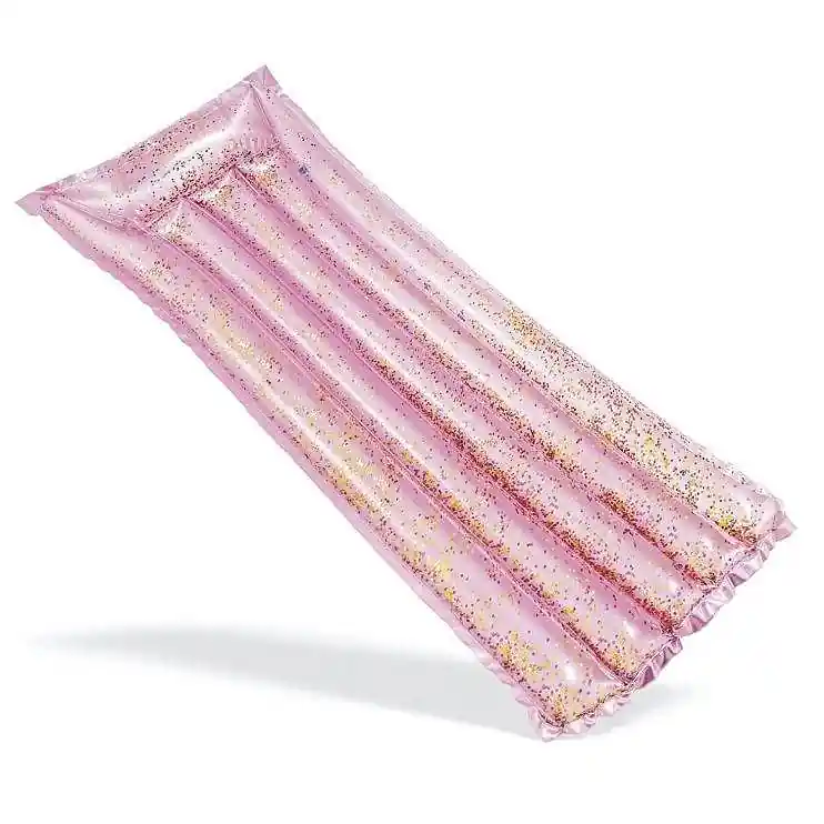 Nafukovací lehátko Intex 58720 třpytivé 170x53x15 cm - růžová Ihned K Objednání