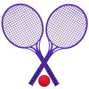 Levný Sada SOFT TENIS SEDCO - barevná - fialová