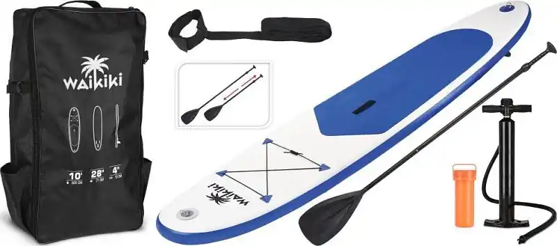 Vrácení Zdarma Paddleboard XQ MAX WAIKIKI SUP 305 - BLUE SET - bílá
