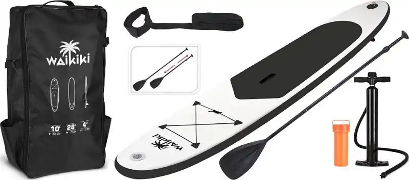 Must-Have Paddleboard WAIKIKI SUP 305 - BLACK SET - bílá