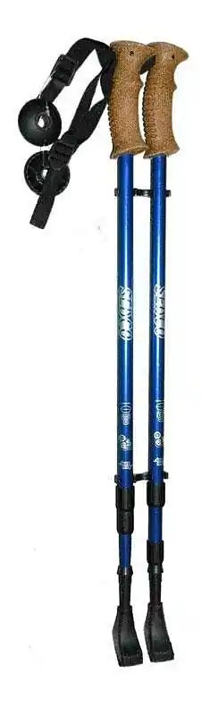 Trekové hole Sedco NORDIC WALKING ALU7075 65-140 cm - modrá Super Cena