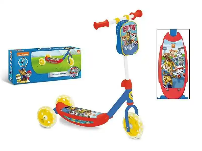 Koloběžka - trojkolka MONDO MY FIRST SCOOTER PAW PATROL - červená Top Prodej