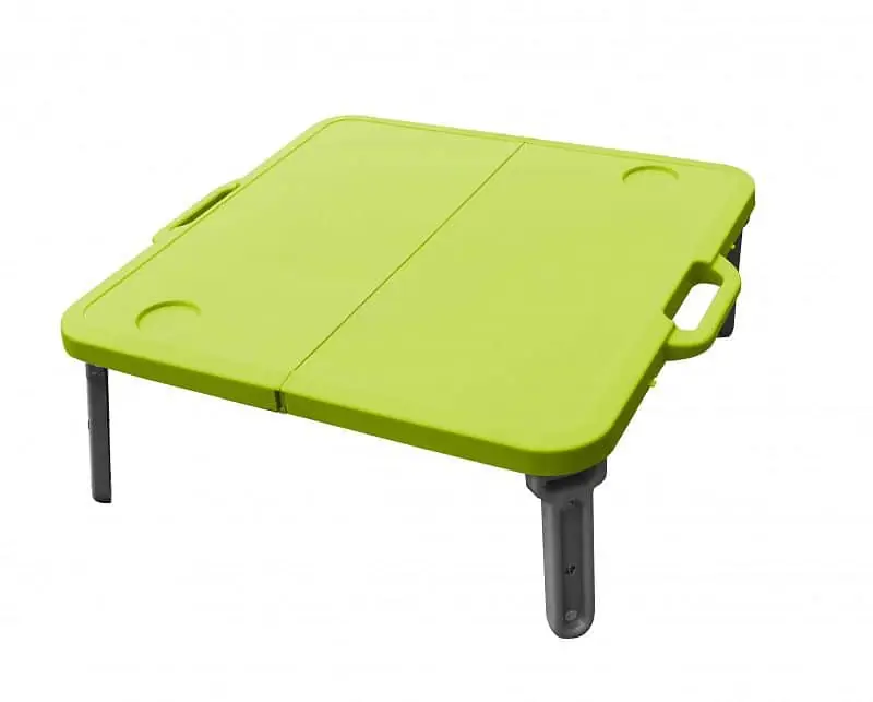 Vysoce Kvalitní MINI skládací stolek k lehátku, zelený