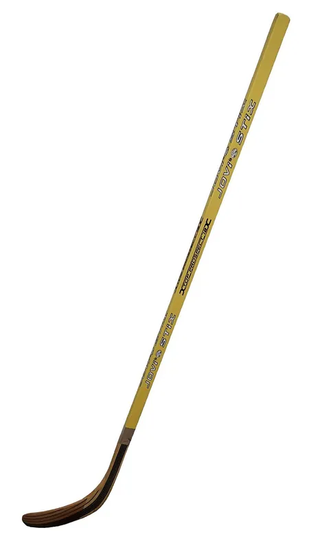 Rychlé Dodání Laminovaná hokejka pravá 125 cm - žlutá