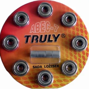 Autentický Sada ložisek TRULY® ABEC 7 - Carbon/8ks