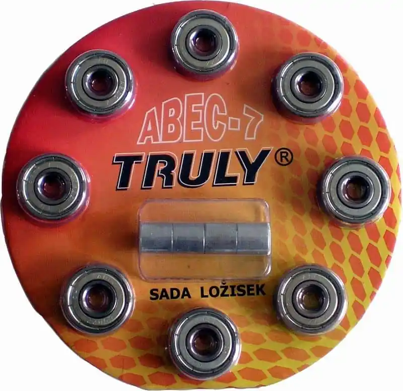 Autentický Sada ložisek TRULY® ABEC 7 - Carbon/8ks