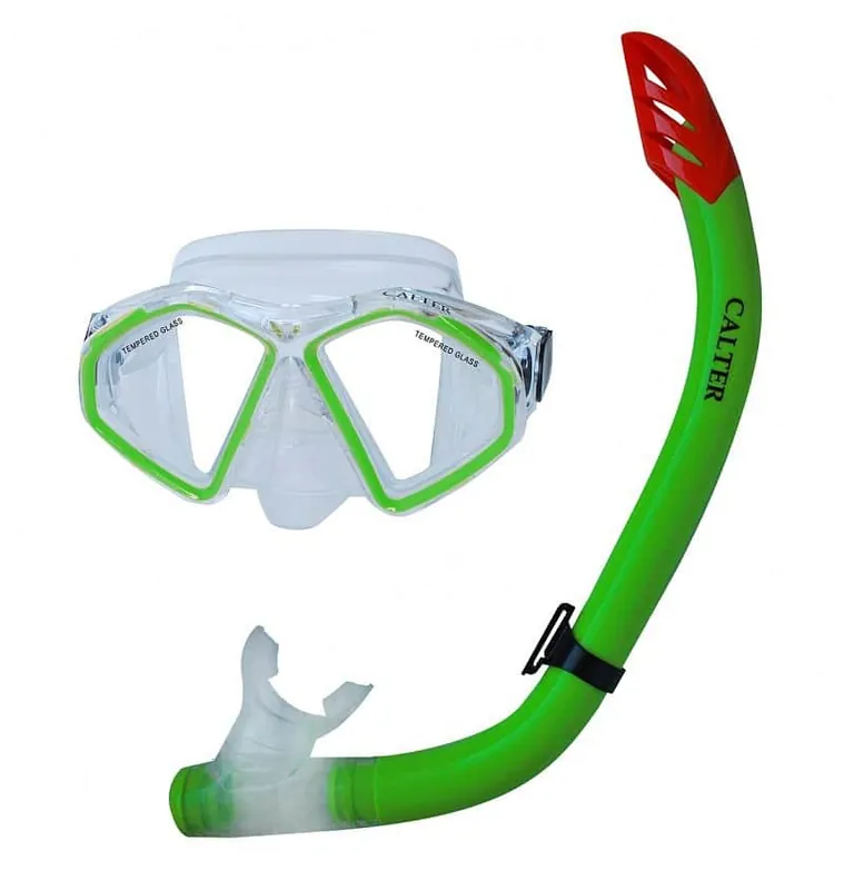 Potápěčský set CALTER® SENIOR S09+M283 P+S, zelený Kup Teď