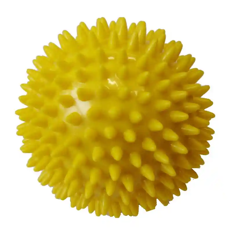 Míček masážní průměr 7,5 cm žlutý D25 Originální