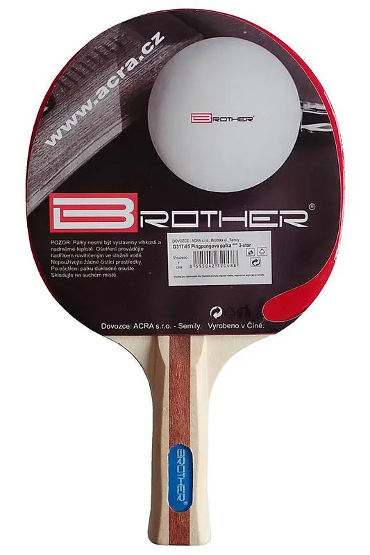Akce Pálka na stolní tenis (Pingpongová pálka) BROTHER 3star