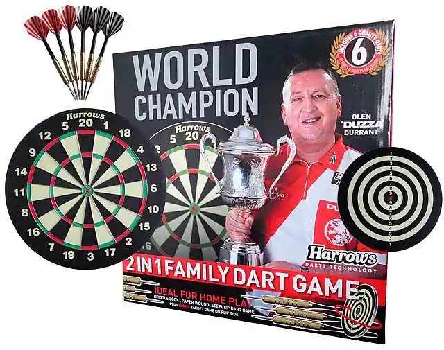 Akční Nabídka HARROWS T2 Family Dart Game - sada terč a 6 ks šipek