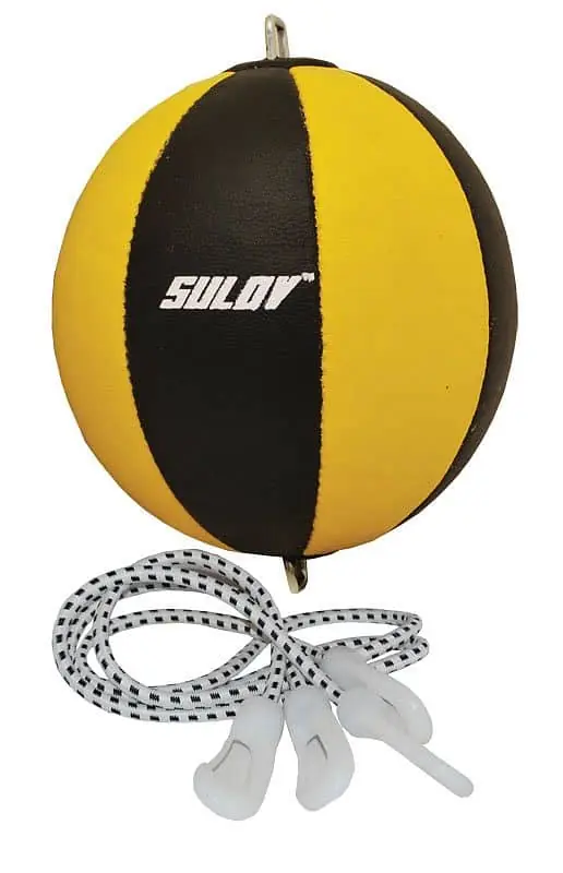 Box míč SULOV® Split-štípaná kůže, dvojitý-Punchball Zlevněný