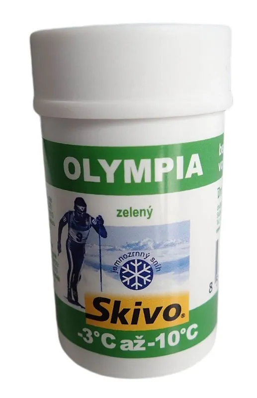 Nová Kolekce Skivo vosk běžecký zelený -3 až -10°C 40 g