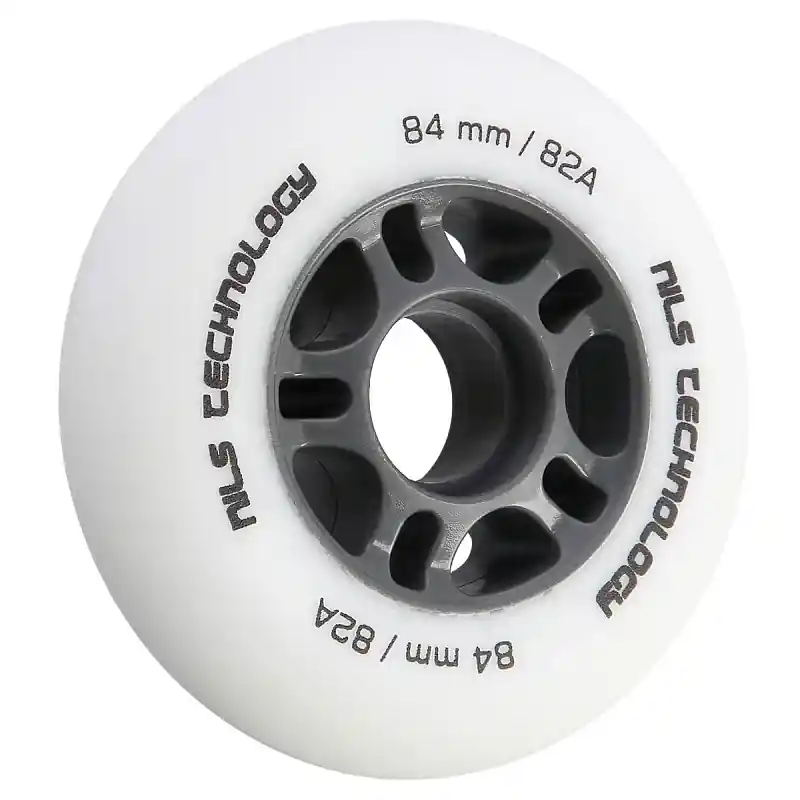 Nejprodávanější Matná kolečka NILS Extreme PU 84x24 82A, bílá, 4 ks