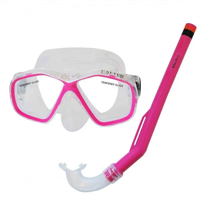 Potápěčský set CALTER® KIDS S06+M278 PVC, růžový Speciální Cena