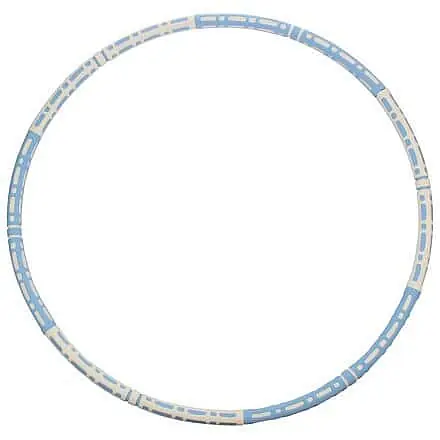 Hula Hoop Foam gymnastická obruč modrá Vrácení Zdarma