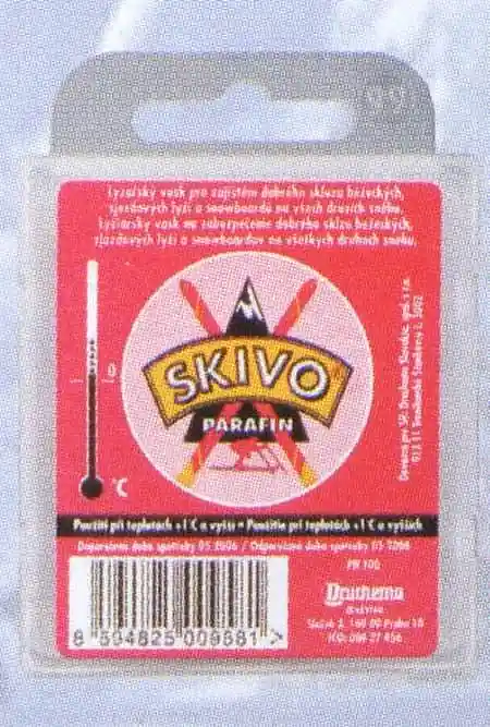 Akce Lyžařský vosk SKIVO PA červený