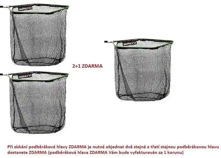 Hlava podběráku Flat 50x40cm Vysoce Kvalitní
