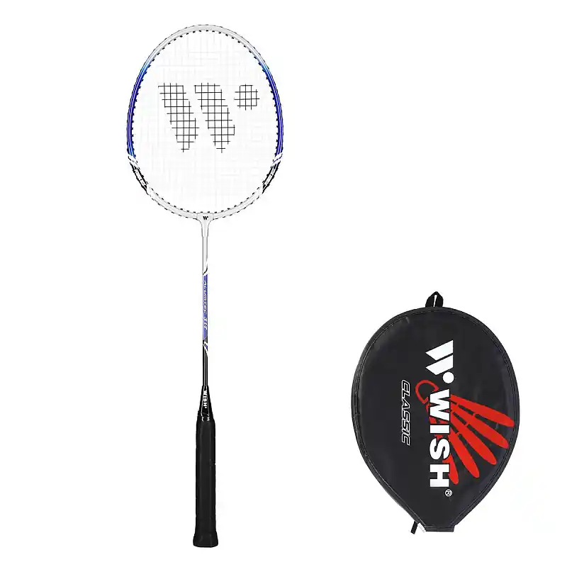 Speciální Cena Badmintonová raketa WISH Alumtec 317 stříbrno-modrá