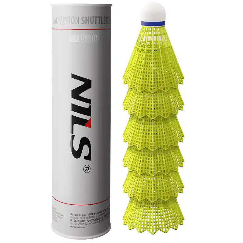 Badmintonové míčky NILS NBL6306 6 ks Výprodej